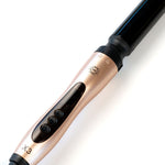 H2D curling wand LCD temperature display close-up