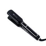 Wide plate straightener for thick hair