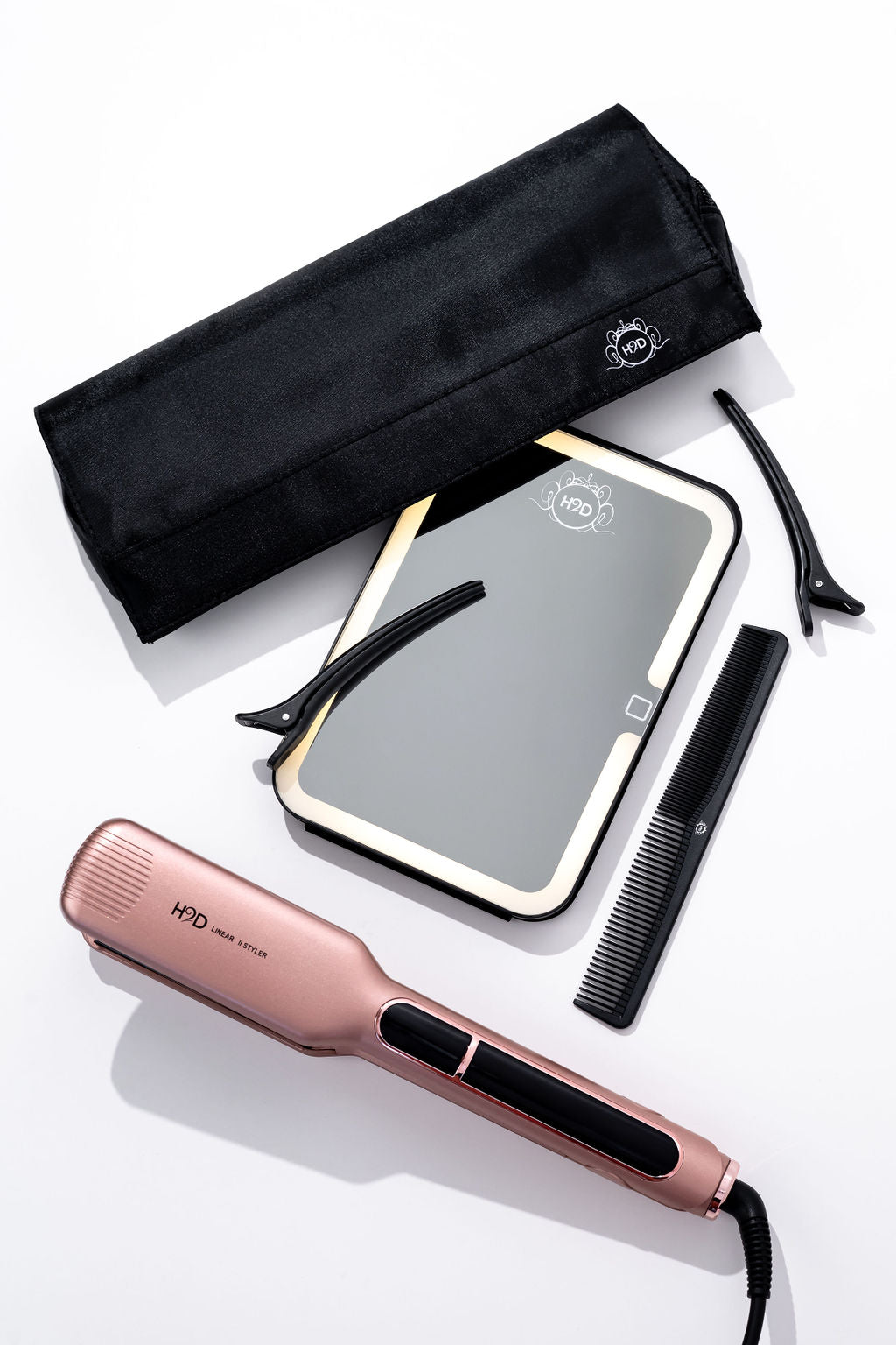H2D Linear II professional hair straightener with ceramic plates
