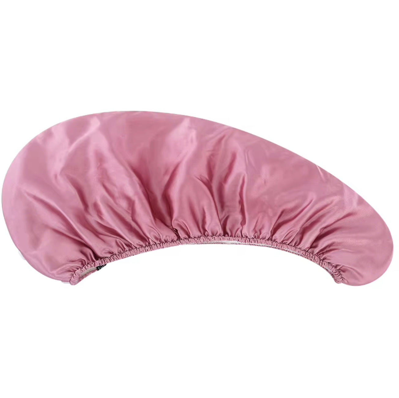 Silk Towel Turban in Rose Gold