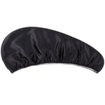 Silk Towel Turban in Black